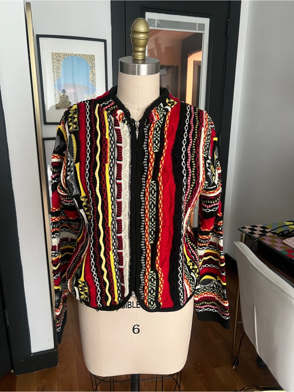 COOGI Multicolor Striped Cardigan